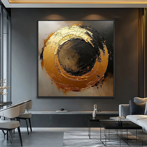 Handmade Tóm Tắt Kết Cấu Sơn Dầu Hot Bán Sẵn Sàng Treo Tường Nghệ Thuật Cho Nhà Khách Sạn Trang Trí Nội Thất Vải Hỗ Trợ Cơ Sở Vẫn Còn Cuộc Sống Đối Tượng - Product Image 4