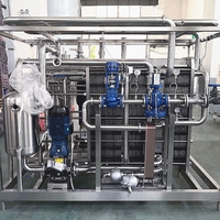 Petite machine de pasteurisation de jus Petit pasteurisateur Htst de jus