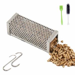 Portable 12 ''acier inoxydable BBQ bois granulés Tube fumeur gaz <span class=keywords><strong>électrique</strong></span> fonctionne froid/chaud fumer <span class=keywords><strong>générateur</strong></span> <span class=keywords><strong>de</strong></span> <span class=keywords><strong>fumée</strong></span> - Product Image 6