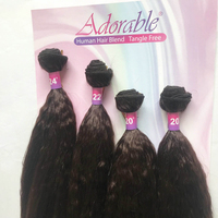 BELEZA Factory – Lot de 4 mèches synthétiques haute température pour tresses, extension de cheveux pré-étirée, vente en gros
