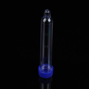 Tube à essai pour sédiments urinaires Hisamori, 12 ml, en plastique, avec bouchon à vis gradué, pour usage en laboratoire - Product Image 4