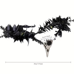 Diadema Gótica <span class=keywords><strong>de</strong></span> <span class=keywords><strong>Espinas</strong></span> con Colgante Frontal Duende Oscuro Halloween Accesorio Pelo Vintage Cosplay - Product Image 2