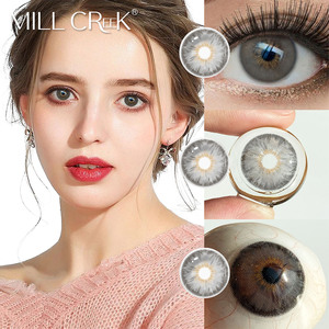 <span class=keywords><strong>Lentilles</strong></span> de contact colorées jetables quotidiennes, lot de 10 (5 paires), vente en gros, look maquillage naturel, plusieurs couleurs - Product Image 4