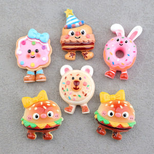 Resina de Pan de Donut, Accesorios de Joyería Ecológicos para Manualidades, Hebillas para Zapatos, Dijes de Resina, Accesorios de Resina para Decoración - Product Image 3