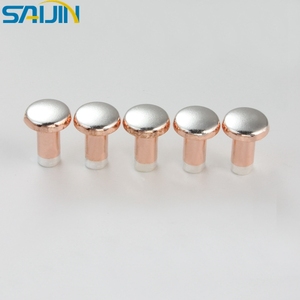 Bi-kim loại tri-metalic Bạc liên hệ với đinh tán điện hợp kim bạc điện agzno agcdo Agni liên hệ với đinh tán - Product Image 4