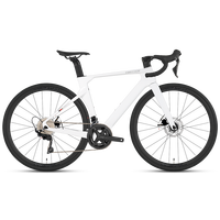 Vélo de route en carbone électronique sans fil 24 vitesses, jantes en carbone 50 mm, freins à disque hydrauliques, vélo de course 700C, vélo de route aérodynamique, vélo de sport