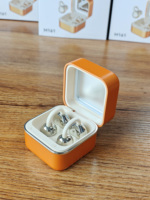 Mini écouteurs sans fil portables à clip d'oreille avec affichage numérique, commande tactile, suppression du bruit ENC, appels clairs pour la conduite