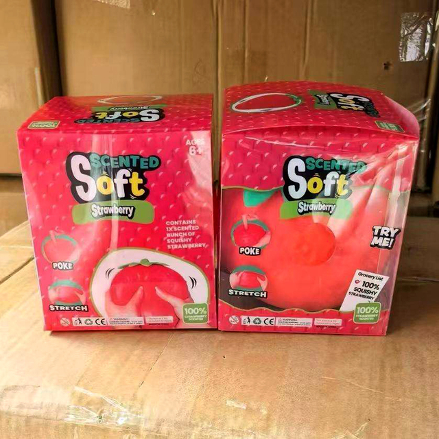 Super Jumbo Strawberry Squishy Slow Rising Antistress Toy Grownups Toys Stress Relief Toy Stress Balls Sensory Toy