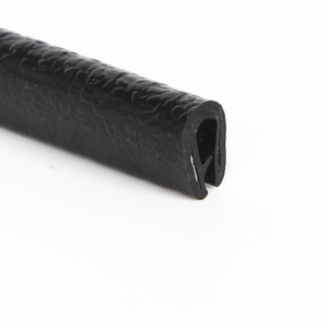 Linh hoạt PVC cao su U kênh Pinch Hàn cạnh TRIM niêm phong Dải với tấm kim loại - Product Image 2