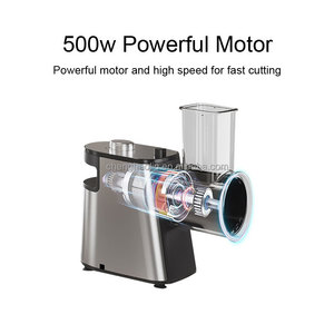 Hachoir à viande électrique domestique en acier inoxydable pour couper les légumes, préparer les jus et garnir les saucisses - Product Image 6