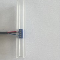 Tube de connecteur électronique en PVC transparent personnalisé fourni par le fabricant Film d'emballage de protection souple et étanche de qualité alimentaire