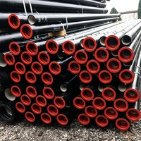 Tuyau en fonte ductile GGG50 anti-corrosion avec revêtement en mortier ciment et époxy bleu, raccord à emboîtement pour l'approvisionnement en eau souterrain dans les déserts