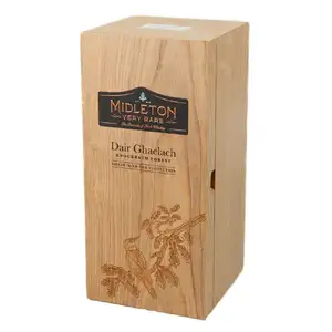 Factory Handcrafted Natural Single Bottle Packaging Engraving Logo Used Wooden Wine Boxes For Sale