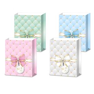 Bolsa de Regalo de Papel con Lazo para Bebé, 30x40x12cm, Surtido - Product Image 1