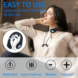 Masajeador Eléctrico de Cuello 2 en 1 para Uso Doméstico, Auriculares Inalámbricos con Masaje de Cuello - Product Image 5