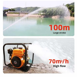 <span class=keywords><strong>Pompe</strong></span> à eau robuste 7,5 CV monocylindre refroidie par air 4 temps haute performance et durable - Product Image 4