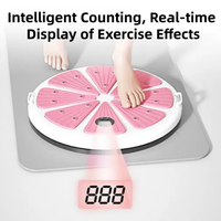 RS Disque de torsion multifonction pour la taille, Planche d'équilibre fitness, Compteur intelligent, Bandes de résistance, Massage aux billes d'acier