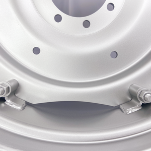 Nouvelles jantes de <span class=keywords><strong>remorque</strong></span> <span class=keywords><strong>agricole</strong></span> en acier pour tracteur, finition argentée, 100 mm PCD ET0 W10*<span class=keywords><strong>20</strong></span>, remplacement, garantie 1 an - Product Image 3