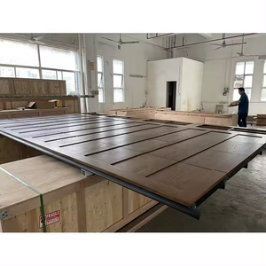 <span class=keywords><strong>Chariot</strong></span> <span class=keywords><strong>de</strong></span> <span class=keywords><strong>porte</strong></span> <span class=keywords><strong>de</strong></span> <span class=keywords><strong>garage</strong></span> en bois <span class=keywords><strong>de</strong></span> cèdre américain moderne isolé au plafond 9x8 rabat sectionnel en bois massif pliant coulissant pour les villas - Product Image 3