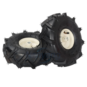 Neumático y Rueda para Cultivadora 11x4.00-4", Eje de 3/4", Buje Central de 3-1/8", Compatible con Repuesto para Cultivadora Cortacésped - Product Image 5