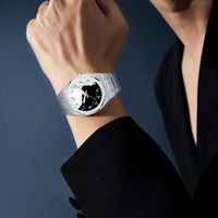 Hochwertige Herrenarmbanduhr mit Edelstahlarmband, Alibaba-Website, China Online Shopping, Uhr mit individuellem Logo, Luxusarmbanduhr für Herren