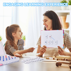 Joycat פלסטיק montessori צעצועים חינוכיים אנגלית אותיות ערבית סמלים גיאומטריים צורות מדבקות ילדים - Product Image 6