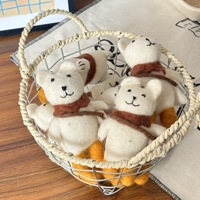Yanglu Puur Handgemaakte Schapenvilt Decoratieve Kleine Hanger Collectie Tas Diy Sleutelhanger Accessoires
