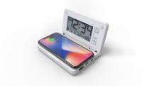 Reiswekker Magnetisch draadloos oplaadstation met standaard 10W PD QC3.0 Snel opladen Multifunctioneel voor mobiele telefoon