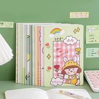 Carnet A5 Kawaii à couverture rigide, papeterie créative pour étudiants, mini carnet de poche, reliure cousue, motifs de dessins animés, prix pour étudiants