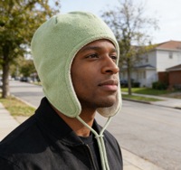 Nouveau Bonnet Polaire Imperméable Y2K Tendance avec Cache-Oreilles pour Sports d'Hiver, Broderie 3D, Hommes Femmes, Chaud, Course, Ski, Voyage, Plage - Fournisseur