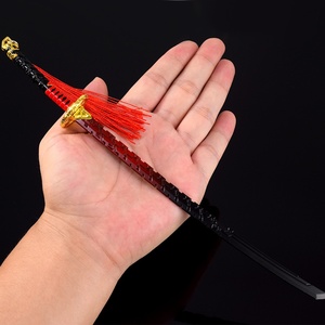 Ornamento di gioco di ricognizione fantasma tutto in metallo <span class=keywords><strong>Samurai</strong></span> spada giocattolo con Cast inciso tecnica anniversario medaglie periferiche - Product Image 2