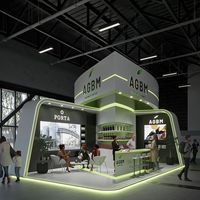 Stand d'exposition modulaire personnalisé MEGA Modern Fashion Pop Up Store pour événements et salons d'art