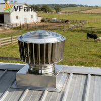 Ventilateur d'extraction VFans à grand diamètre (300-1000 mm) sans alimentation, respectueux de l'environnement, pour entrepôt et ferme