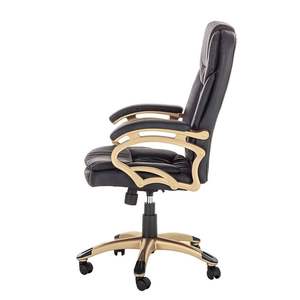 Brasil <span class=keywords><strong>Poltrona</strong></span> De Ouro Color negro lujo Pu cuero silla de <span class=keywords><strong>oficina</strong></span> ejecutiva resistente Silla de ordenador de <span class=keywords><strong>oficina</strong></span> con soporte trasero - Product Image 3