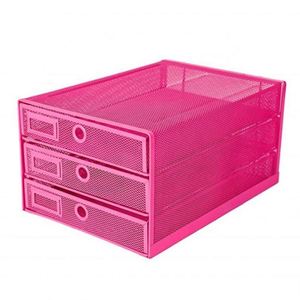 3 Layer High Quality Office Stationery Metal Mesh <b>File</b> Rack <b>File</b> <b>Tray</b> Desk Organizer - Product Image 1
