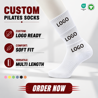 Chaussettes de sport tricotées personnalisées pour hommes femmes Technical Plain Running Design avec logo inférieur Impression numérique Saison d'automne