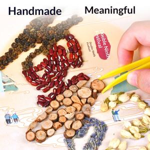 Materiales de collage para pintura aromática DIY con hierbas medicinales chinas para el Año Nuevo, Patrimonio Cultural Inmaterial, Salón de Año Nuevo - Product Image 5