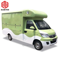 Europe Sale Ice Cream Truck Electric Food Bus Hot Dog Cart Mobile Kitchen Caravan Car Food