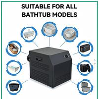 Refroidisseur d'eau froide portable 220V, machine à bain de glace, refroidisseur, pompe à compresseur, télécommande, Wi-Fi activé, précis