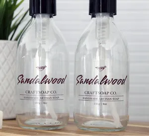 Etiket ile kapaklar ile yağ suyu için Chian üretici alışveriş platformu 16 8 Oz cam sprey şişeleri