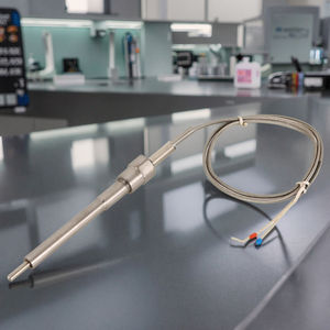 جهاز استشعار درجة الحرارة Pt100 من الفولاذ المقاوم للصدأ أسود ذكي جهاز تحكم في درجة الحرارة مقاوم للماء - Product Image 1