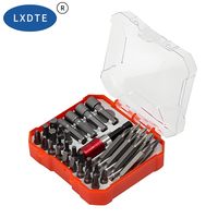 Jeu de 34 embouts de tournevis multifonctionnels en acier, à tête plate, Phillips, Allen, Torx, triangulaires, auto-bloquants, OEM, à pointe magnétique