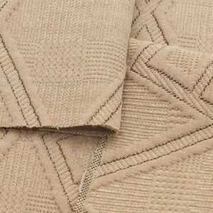 Chất lượng cao 300gsm căng bông Jacquard dệt kim <span class=keywords><strong>Polyester</strong></span> <span class=keywords><strong>Viscose</strong></span> vải cho váy quần áo - Product Image 4