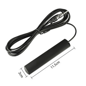 Antenne <span class=keywords><strong>radio</strong></span> <span class=keywords><strong>FM</strong></span> universelle pour <span class=keywords><strong>voiture</strong></span>, <span class=keywords><strong>amplificateur</strong></span> de signal DAB avec plage de fréquences 85-112 MHz et câble de 117 mm pour <span class=keywords><strong>voiture</strong></span> et bateau - Product Image 6