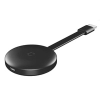 Anycast TV Récepteur HD Miracast Dongle Android TV Stick 5G Wifi 1080P Affichage HDMI PVC Haut-parleur Caméra