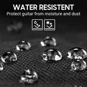 Sac de <span class=keywords><strong>guitare</strong></span> acoustique noir personnalisé de 41 pouces Rembourrage épais Housse de <span class=keywords><strong>guitare</strong></span> étanche avec boucle de suspension arrière - Product Image 2