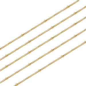 Stainless Steel Chain 10 Yards Roll Color Retaining Women's <b>Necklace</b> <b>Delicate</b> Beaded Twist Chain For Jewelry Making - Product Image 4