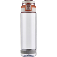 Leejo nouvelle conception bouteille d'eau de sport en plastique anti-fuite sans bpa avec logo bouteille d'eau transparente de 1L pouvant être personnalisée