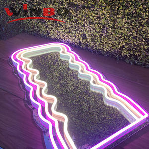 <span class=keywords><strong>Espejo</strong></span> con Luces LED para Dormitorio, <span class=keywords><strong>Espejo</strong></span> de Vanidad con Luces para Decoración de Bodas, <span class=keywords><strong>Espejo</strong></span> de Pared con Luces de Neón Dreamcolor - Product Image 2