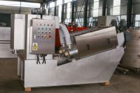 Équipement mécanique de déshydratation des boues à économie d'énergie pour le nettoyage et la digestion des réservoirs de clarification dans les stations d'épuration des eaux usées de tannerie